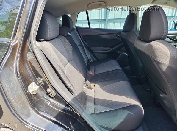 4S3GTAB64L3704198 2020 SUBARU IMPREZA Black Rear seats view