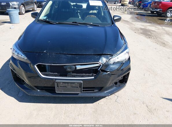 4S3GTAB65J3700528 2018 SUBARU IMPREZA Black Front view