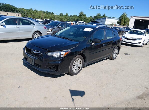 4S3GTAB65J3700528 2018 SUBARU IMPREZA Black Front left