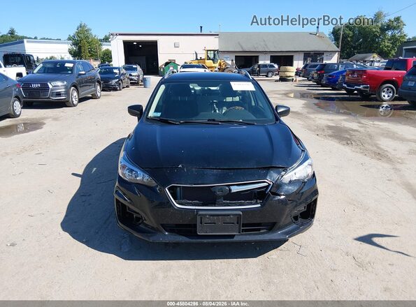 4S3GTAB65J3700528 2018 SUBARU IMPREZA Black Instrument cluster view