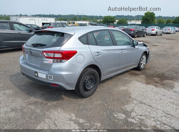 4S3GTAB65K3721719 2019 SUBARU IMPREZA Серебряный Задняя правая четверть