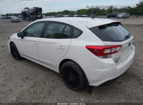 4S3GTAB65K3739976 2019 SUBARU IMPREZA Белый Задняя левая четверть