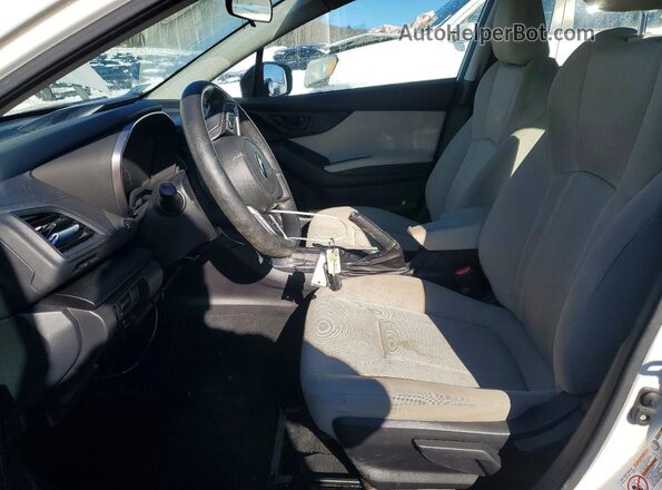 4S3GTAB66H3731829 2017 SUBARU IMPREZA White წინა სალონის ხედი