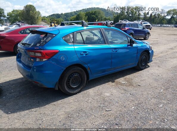 4S3GTAB67M3709378 2021 SUBARU IMPREZA Blue Задня права чверть