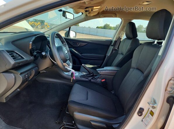 4S3GTAB68M3715352 2021 SUBARU IMPREZA White Widok wnętrza z przodu