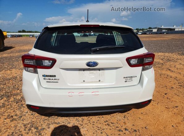 4S3GTAB68M3715352 2021 SUBARU IMPREZA White Widok z tyłu