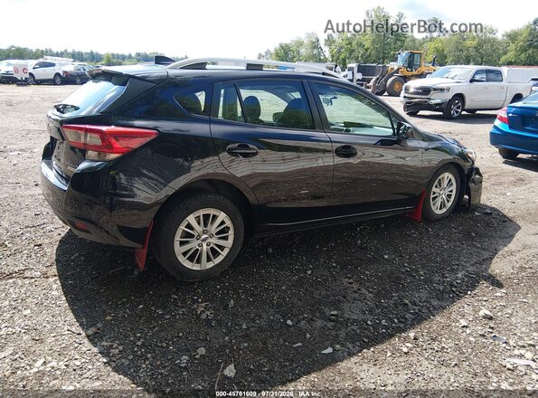 4S3GTAB69H3704365 2017 SUBARU IMPREZA Black Trasero derecho