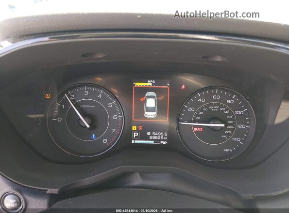 4S3GTAB69L3702463 2020 SUBARU IMPREZA Серый Вид задних сидений