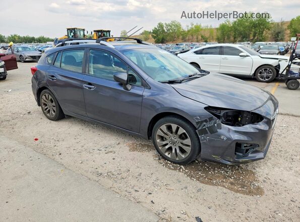 4S3GTAB6XJ3719902 2018 SUBARU IMPREZA Серый Передняя правая четверть