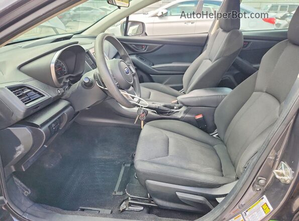 4S3GTAB6XJ3719902 2018 SUBARU IMPREZA Серый Вид салона спереди