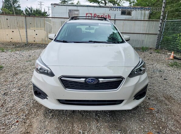 4S3GTAC63K3736167 2019 SUBARU IMPREZA White Vista frontal