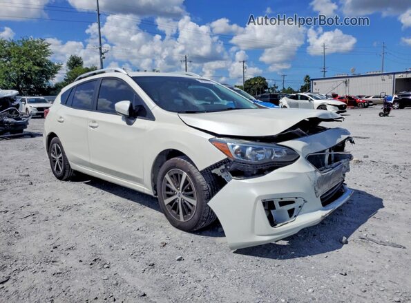 4S3GTAC64K3741071 2019 SUBARU IMPREZA White Przód prawy