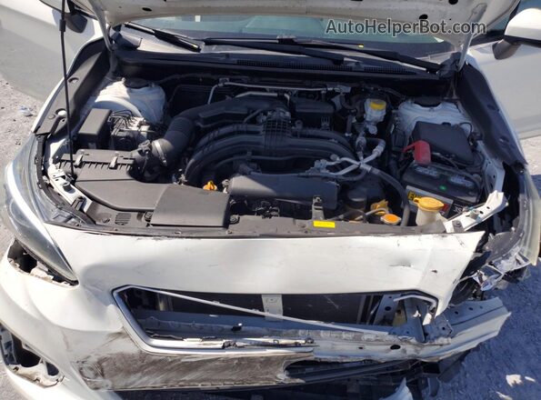 4S3GTAC64K3741071 2019 SUBARU IMPREZA White Widok komory silnika