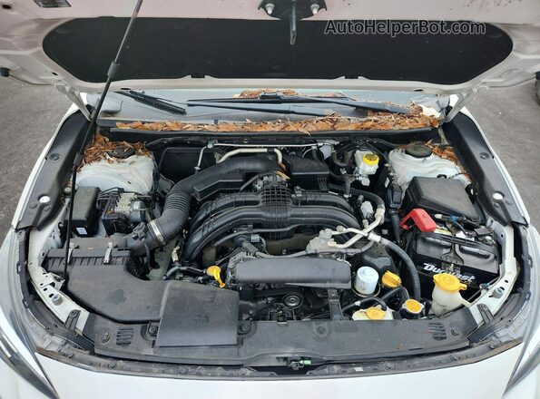 4S3GTAC67K3732509 2019 SUBARU IMPREZA White Vista del compartimento del motor