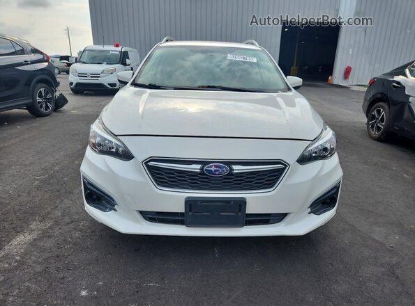 4S3GTAC67K3732509 2019 SUBARU IMPREZA White Vista frontal