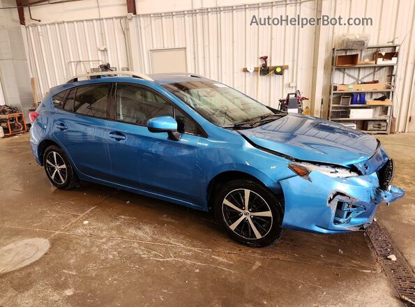 4S3GTAC68K3751067 2019 SUBARU IMPREZA Blue Przód prawy