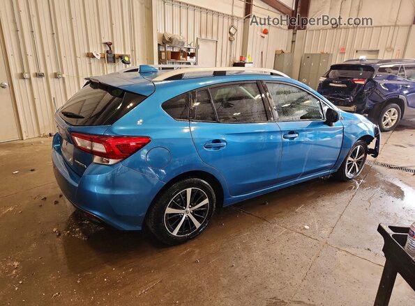 4S3GTAC68K3751067 2019 SUBARU IMPREZA Blue Tył prawy
