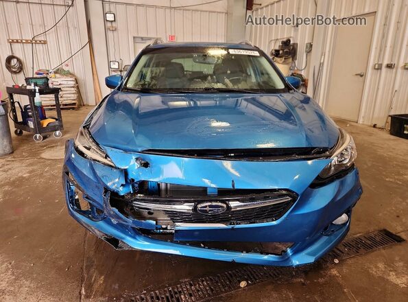 4S3GTAC68K3751067 2019 SUBARU IMPREZA Blue Widok z przodu
