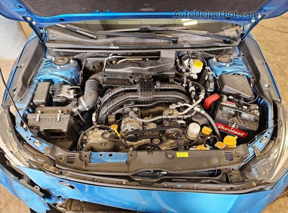 4S3GTAC68K3751067 2019 SUBARU IMPREZA Blue Widok komory silnika