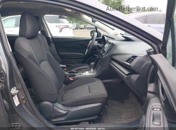 4S3GTAC69K3735380 2019 SUBARU IMPREZA Gray Front interior view