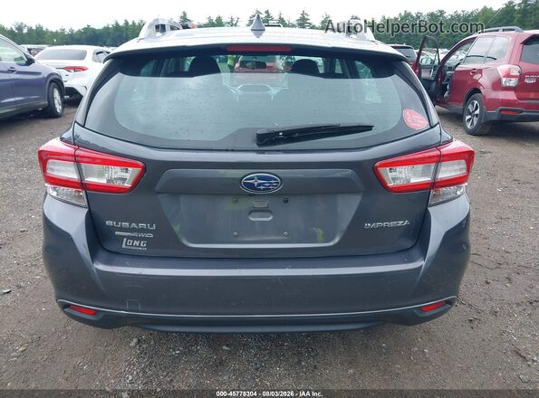 4S3GTAC69K3735380 2019 SUBARU IMPREZA Gray 