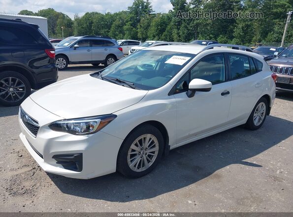4S3GTAD60H3714974 2017 SUBARU IMPREZA White Передня ліва чверть
