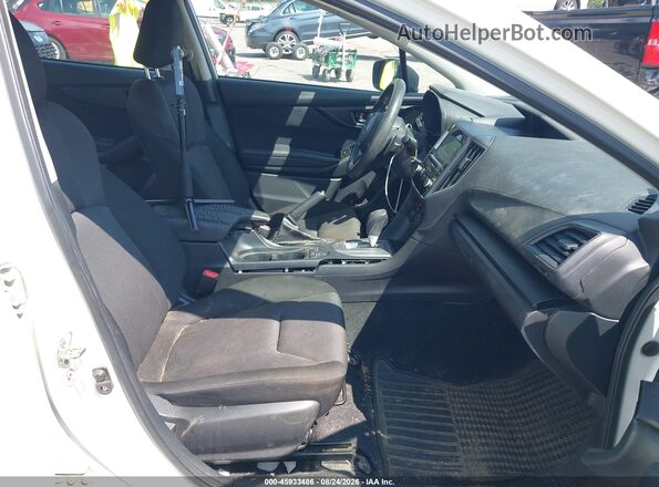 4S3GTAD60H3714974 2017 SUBARU IMPREZA White Вид салону спереду