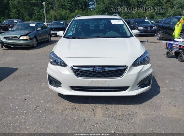 4S3GTAD60H3714974 2017 SUBARU IMPREZA White Вид щитка приладів