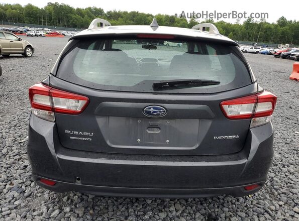 4S3GTAD60K3732401 2019 SUBARU IMPREZA Charcoal Հետևի տեսք