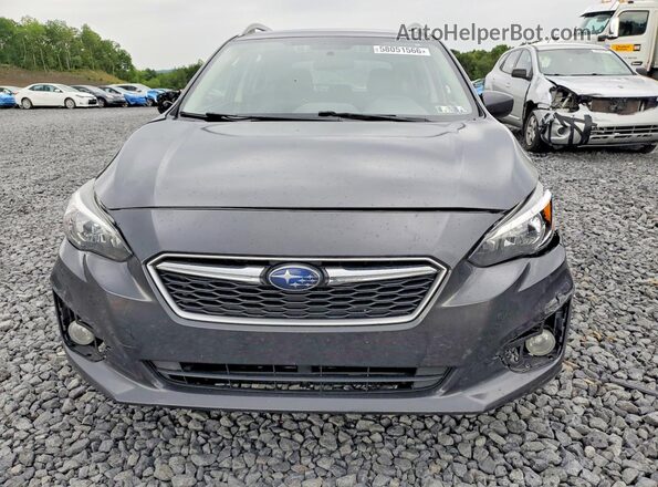 4S3GTAD60K3732401 2019 SUBARU IMPREZA Charcoal Դիմացի տեսք