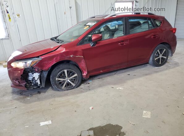 4S3GTAD60K3742488 2019 SUBARU IMPREZA Темно-бордовый 