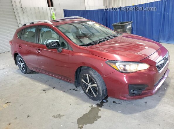 4S3GTAD60K3742488 2019 SUBARU IMPREZA Темно-бордовый 