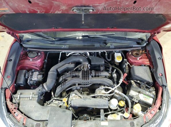 4S3GTAD60K3742488 2019 SUBARU IMPREZA Темно-бордовый Вид подкапотного пространства