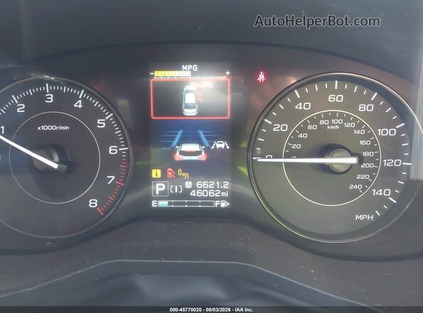 4S3GTAD60N3717062 2022 SUBARU IMPREZA White უკანა სავარძლების ხედი