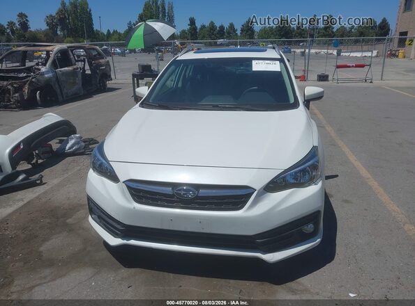 4S3GTAD60N3717062 2022 SUBARU IMPREZA White უკანა სალონის ხედი