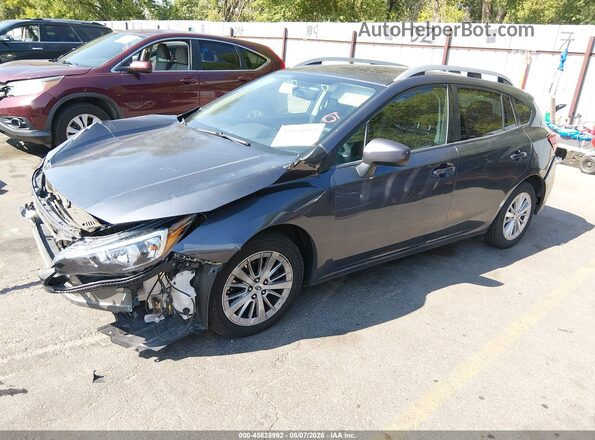 4S3GTAD62H3736569 2017 SUBARU IMPREZA Black Przód lewy