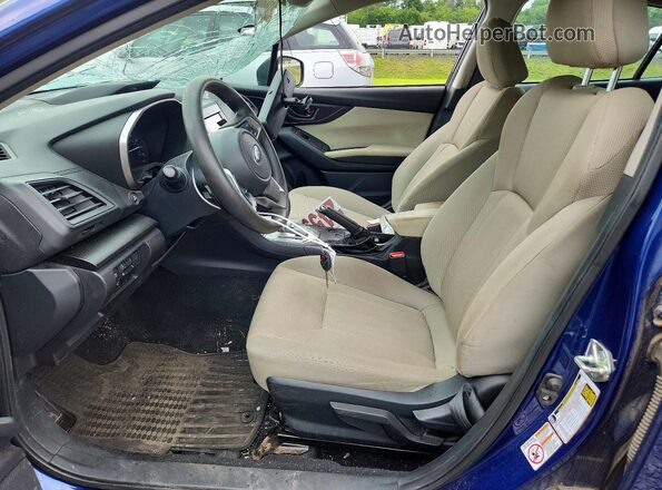 4S3GTAD62J3702170 2018 SUBARU IMPREZA Blue Widok wnętrza z przodu