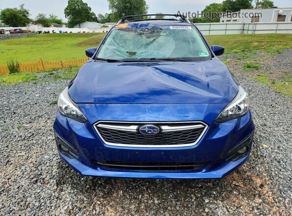 4S3GTAD62J3702170 2018 SUBARU IMPREZA Blue Widok z przodu