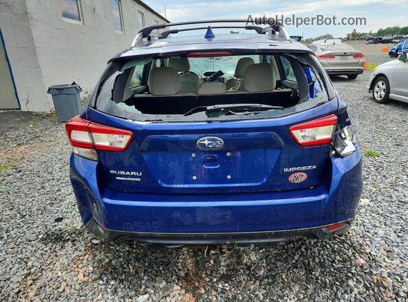 4S3GTAD62J3702170 2018 SUBARU IMPREZA Blue Widok z tyłu