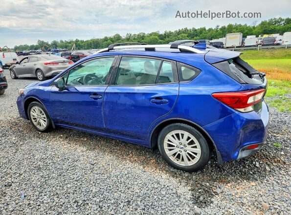4S3GTAD62J3702170 2018 SUBARU IMPREZA Blue Tył lewy