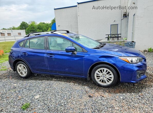 4S3GTAD62J3702170 2018 SUBARU IMPREZA Blue Przód prawy