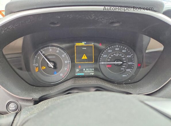 4S3GTAD62J3702170 2018 SUBARU IMPREZA Blue Widok zestawu wskaźników