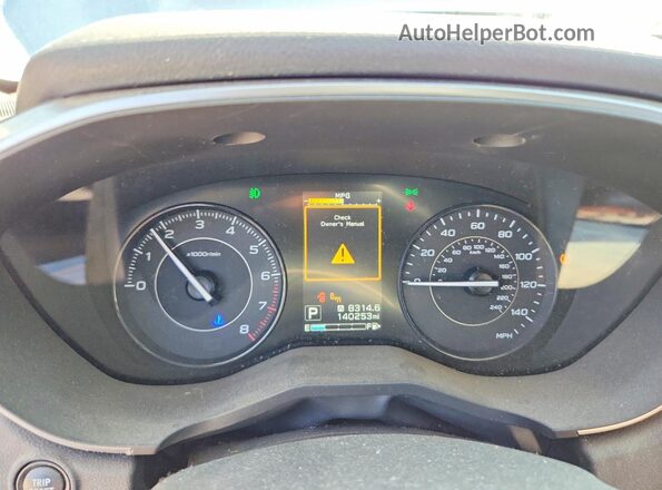 4S3GTAD62J3743303 2018 SUBARU IMPREZA Silver Սարքավորումների վահանակի տեսք