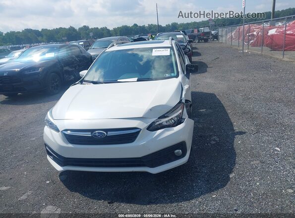 4S3GTAD62L3710546 2020 SUBARU IMPREZA White Vista del cuadro de instrumentos