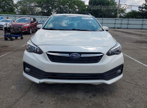 4S3GTAD62M3712847 2021 SUBARU IMPREZA White წინა ხედი