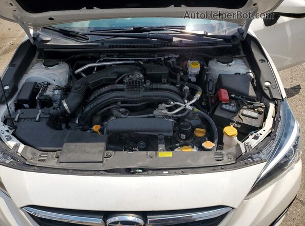 4S3GTAD62M3712847 2021 SUBARU IMPREZA White უკანა სალონის ხედი
