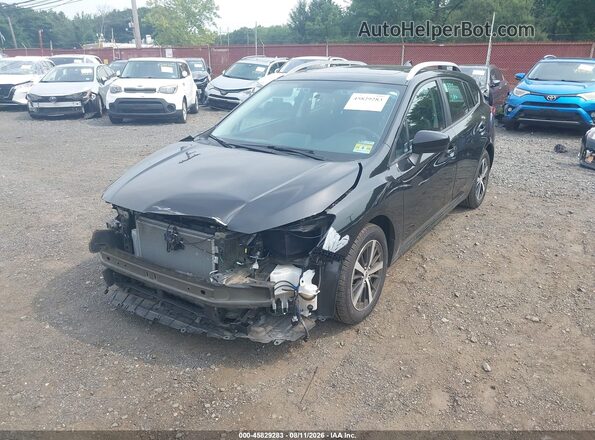 4S3GTAD62M3714209 2021 SUBARU IMPREZA Черный Вид спереди