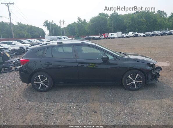 4S3GTAD62M3714209 2021 SUBARU IMPREZA Черный Панорамный вид салона 360°