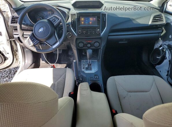 4S3GTAD63L3720356 2020 SUBARU IMPREZA White Вид панелі приладів