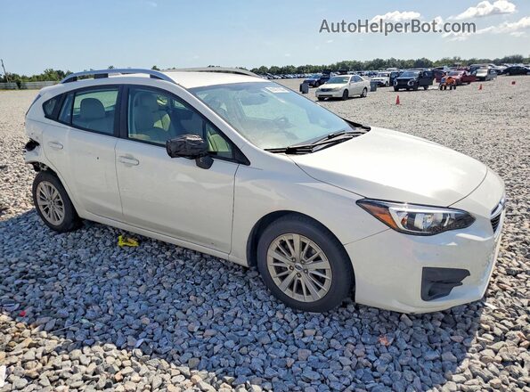4S3GTAD64J3723490 2018 SUBARU IMPREZA White Przód prawy